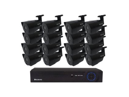 Securia Pro AHD 16 kamerový systém 2MPx AHD16CHV2-B, kov