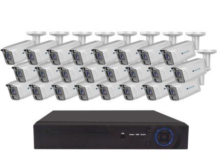 Securia Pro kamerový systém NVR24CHV4S-W smart, biely, kov