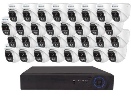 Securia Pro IP kamerový systém NVR32CHV4S-W DOME smart, biely, kov