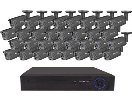 Securia Pro IP kamerový systém NVR32CHV8S-B SONY smart, čierny, kov