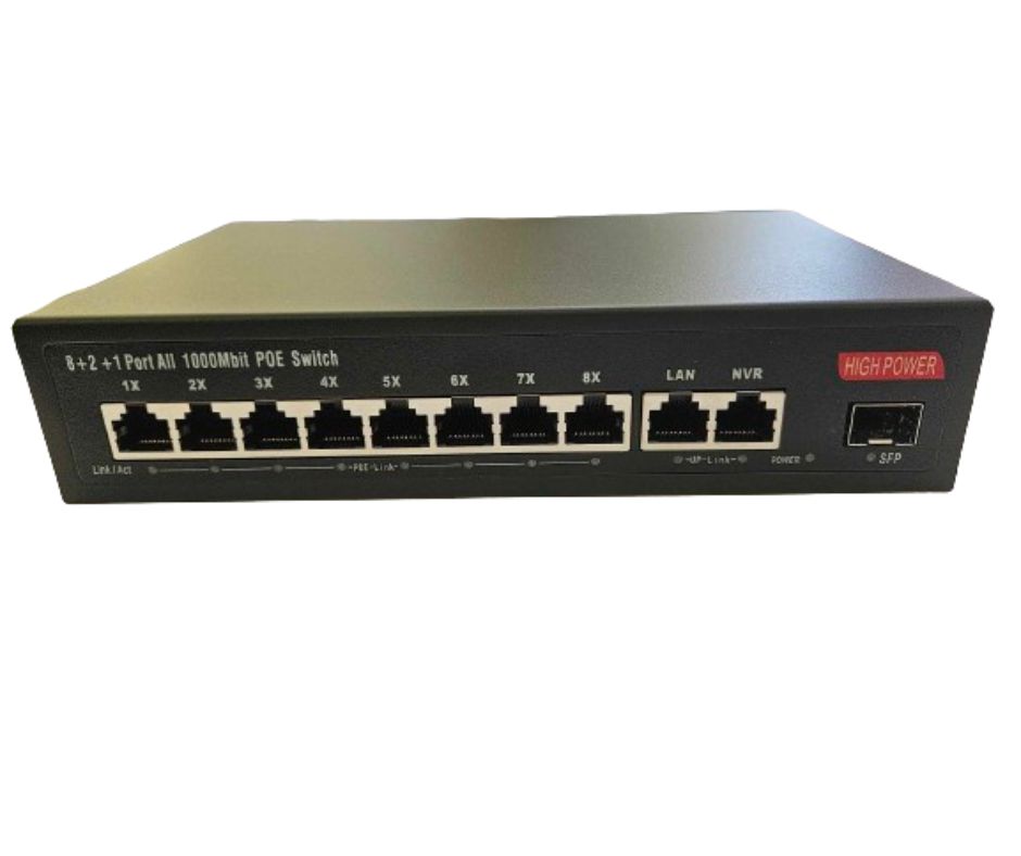 Securia Pro PoE Switch 8 port +2 port N3082P