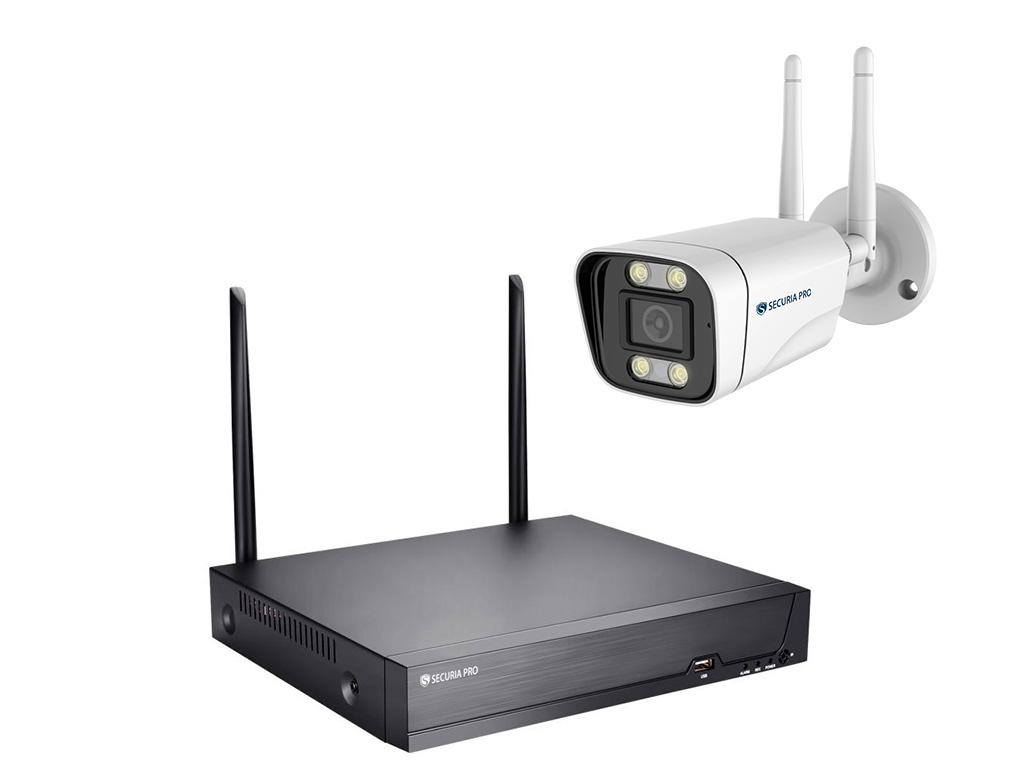 Securia Pro WIFI kamerový set WIFI1CHV5S-W Nahrávanie: bez disku