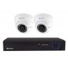 Securia Pro IP kamerový systém 3MPx NVR2CHV3-W DOME (Nahrávanie bez disku)