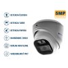 IP camera dome white 5MP