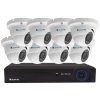 Securia Pro IP set 4MPx NVR8CHV4-W DOME (Nahrávanie bez disku)