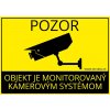 41822 nalepka objekt monitorovany kamerovym systemom 145 100 mm