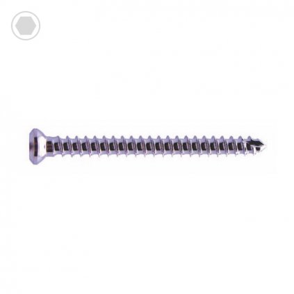 1.5mm Cortical Screw, Self-Tapping,Hexagonal Recess- Stainless Steel