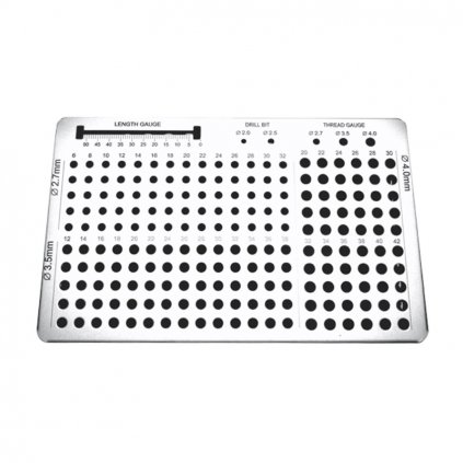 469 screw rack for 2 7 3 5mm cortical 4 0mm cancellous screws