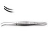 Eye Dressing Forceps Half Curved