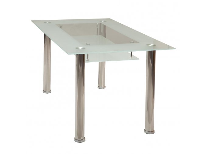 Jídelní stůl VENEZIA 150x90 cm 3007 kov/sklo