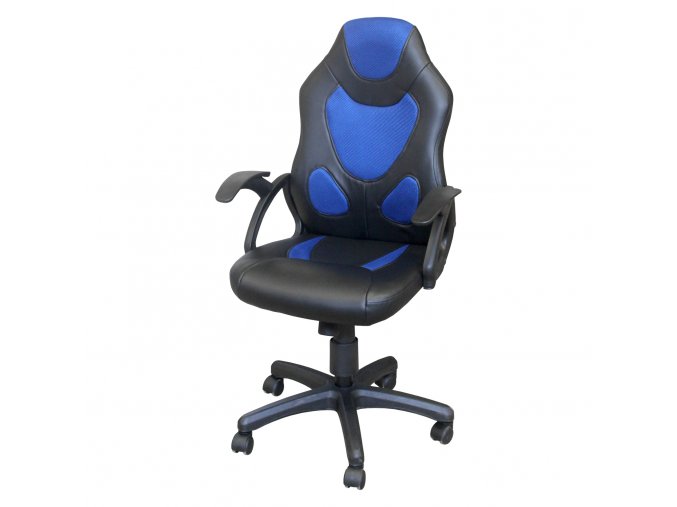 Kancelářské křeslo RACER BLUE K132 š.65