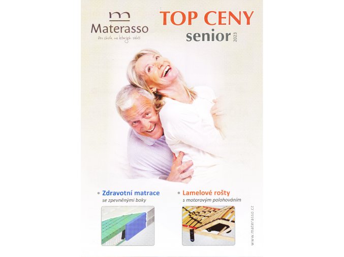 leták matrací MATERASSO 4 senior