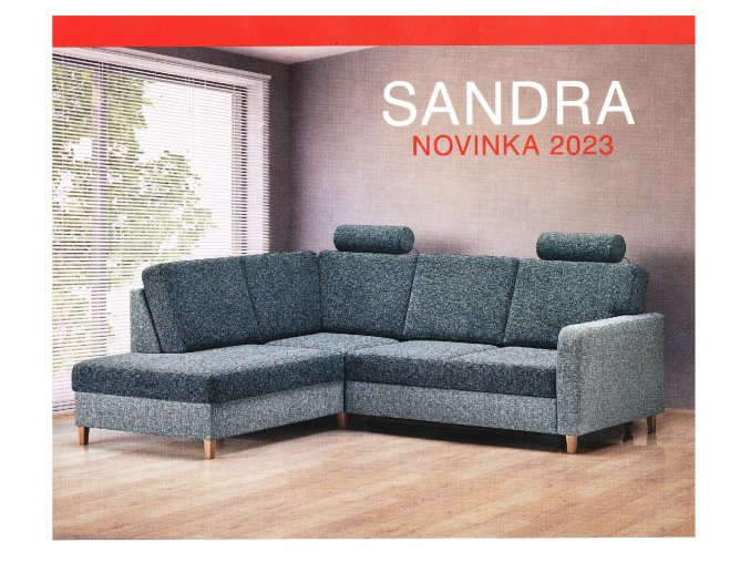 sedací souprava SANDRA rozkládací př.úp-R-2R 211x244 cm