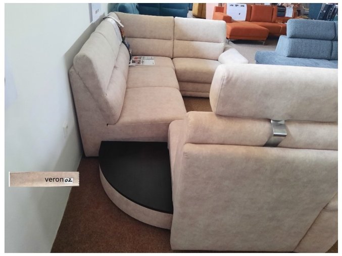 sedací souprava MODENA KR otoč.-2P-R-KR+OH U 98/196 x 310 x 188 cm PRODEJNA
