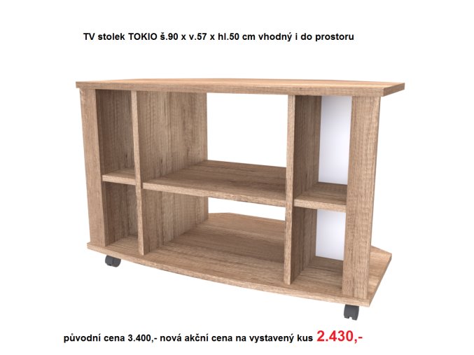TOKIO televizní stolek 90 PRODEJNA