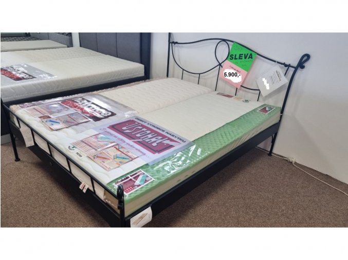 Luxusní kovaná postel MODENA 160x200 cm PRODEJNA