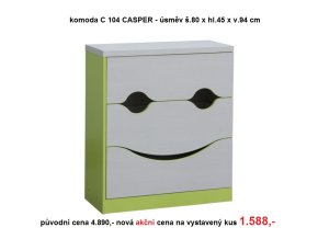 komoda CASPER ÚSMĚV C104 š.80 PRODEJNA