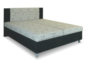 manželská postel MELISA A. 160/180x200 lam.rošt boční s matrací ELLA