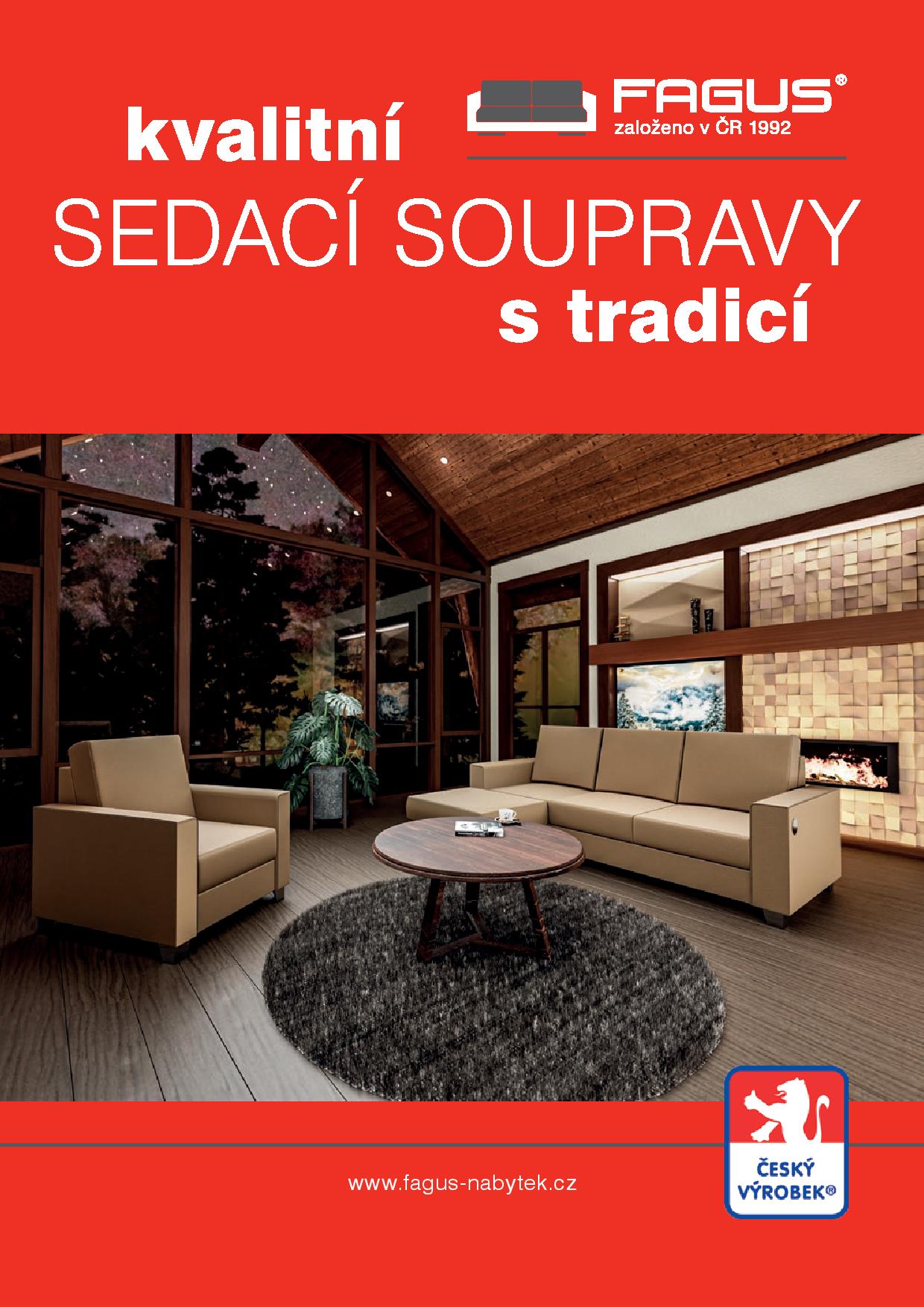 katalog sedací soupravy FAGUS