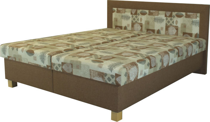 manželská postel VIVIEN A. 160/180x200 boční výklop s matrací ELLA