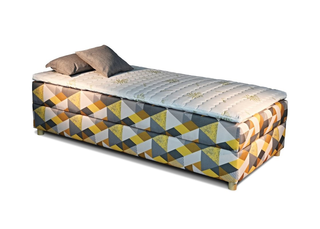 BOX SPRING EXTRA postel NOVO bez čel 80x200 cm