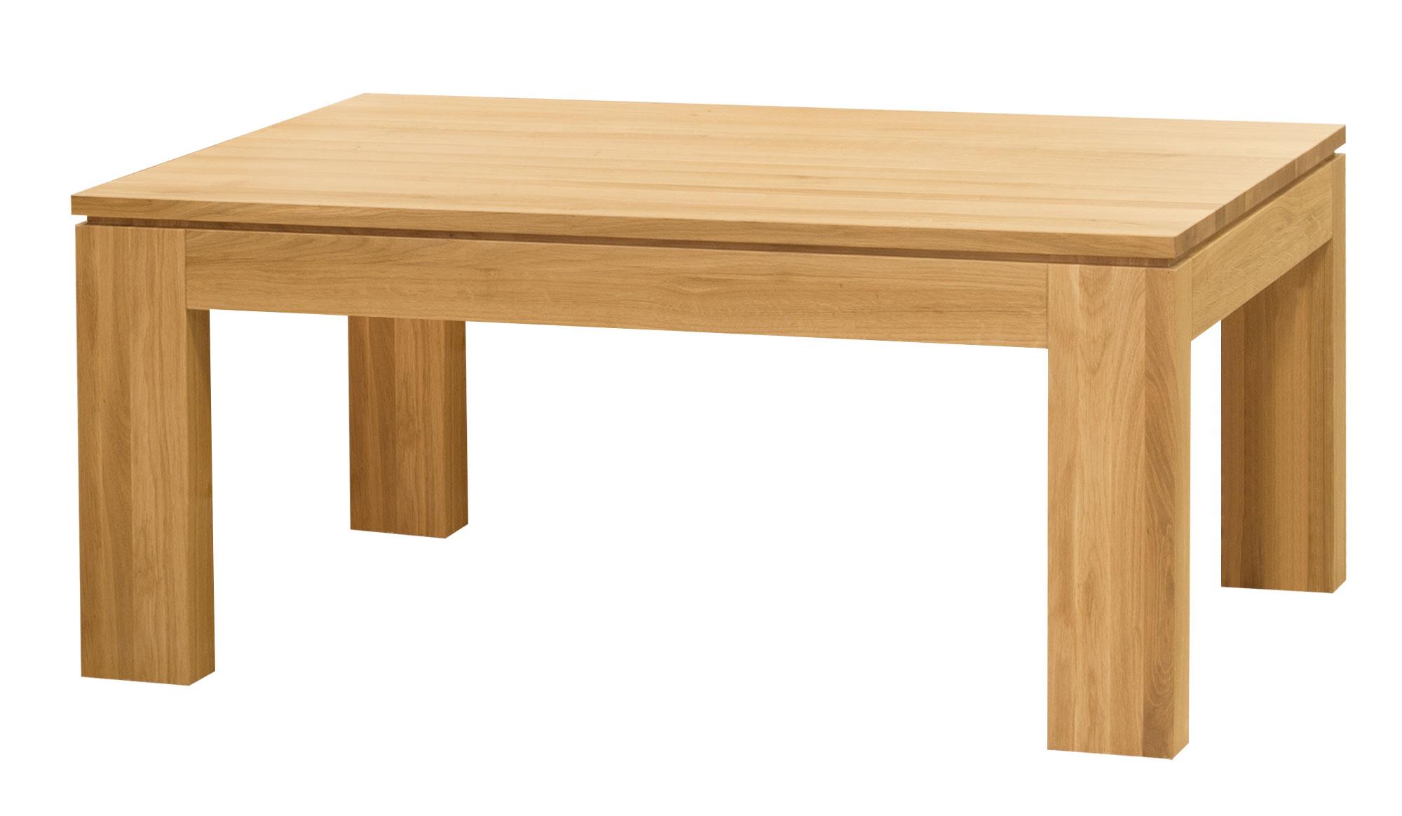 CLASSIC konferenční stolek dub masiv bez poličky 110x70 cm