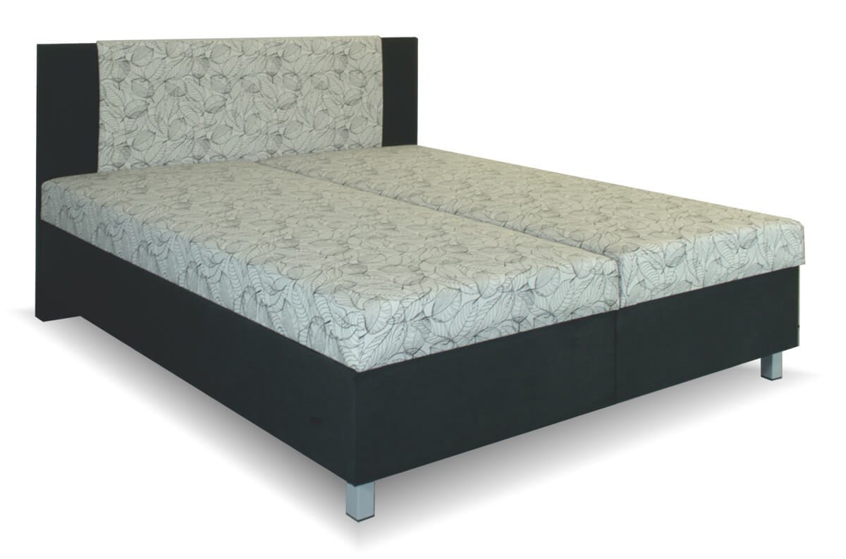 manželská postel MELISA B. 160/180x200 lam.rošt boční s matrací ELLA