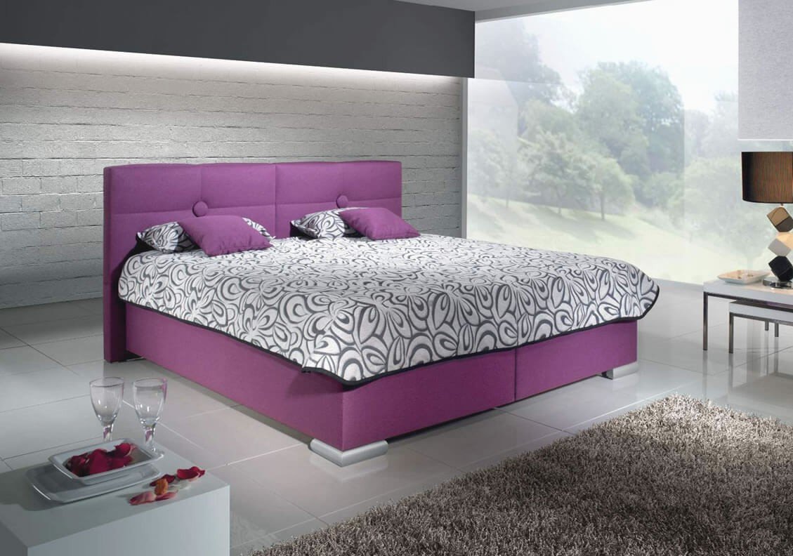 TOP EXCLUSIVE manželská postel FACILE 160x200 cm