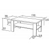 konferenční stolek ZBYNĚK K117 š.110
