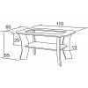 konferenční stolek FILIP K10 š.110