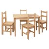 Stůl+4 židle CORONA 2 borovice vosk 161611