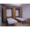 Sklápěcí postel ve skříni jednolůžko s roštem SKL1VR š.90cm