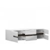 AZTECA TRIO RTV2D2S/4/15 tv stolek bílý/bílý vysoký lesk 150