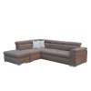 sedací rozkládací souprava BORGO + taburet 262x214