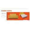 trojpohovka rozkládací  KARIN 204
