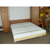 Sklápěcí postel ve skříni jednolůžko s polohovacím roštem SKL1VKPP š.90cm