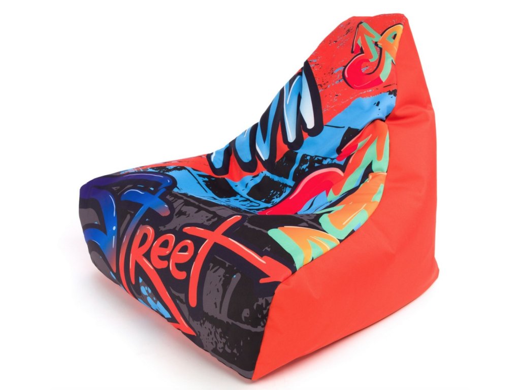 detský sedací vak Keyo grafity