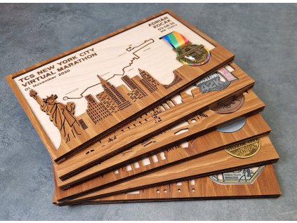 Plaketa na medajlu  Tematické Plakety pre medajle maratónov celého sveta