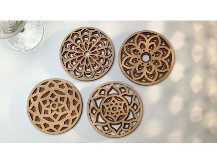 Set 4ks podpivníkov - MANDALY