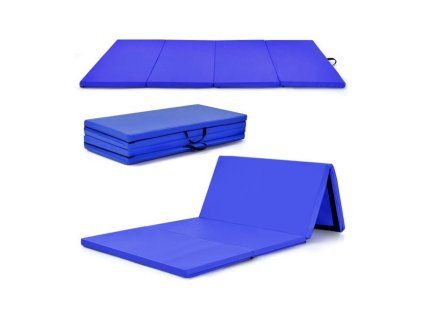 Folding Gymnastics Mat Navy 1