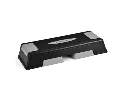 Aerobic Exercise Stepper Trainer with Adjustable Height-Gray