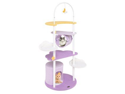158 CM Multi level Cat Tree Sky Theme Cat Tower 3