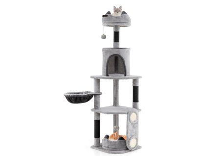 tall cat tree with sisal scratching posts 2 1