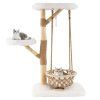 Modern Cat Tree for Indoor White 3