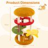 Hamburger Theme Climbing Stand with Scratching Posts and Cozy Bed Size 5