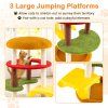 Hamburger Theme Climbing Stand with Scratching Posts and Cozy Bed 8