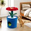 Cute Cat Tree with Flower Perch and Stem Scratching Post 1