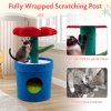 Cute Cat Tree with Flower Perch and Stem Scratching Post 8