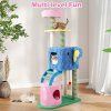 Elephant Themed Cat Tree with 2 Condos and Scratching Posts 6