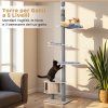 albero per gatti da pavimento a soffitto 18062 5